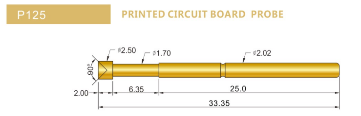 P125(125MIN)测试探针规格详解