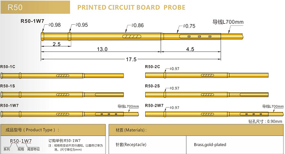 R50测试探针套管选型、R50探针套管规格型号、探针套管厂家